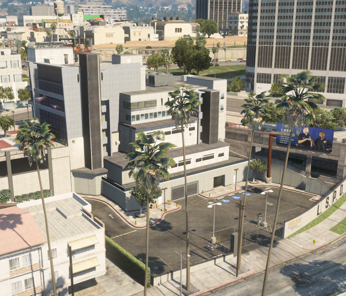 Vespucci Police Station exterior